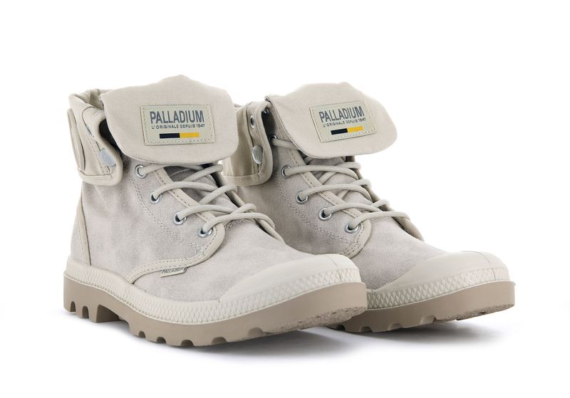 Palladium Pampa Baggy Wax Men's Boots Sahara | 740286-OLZ