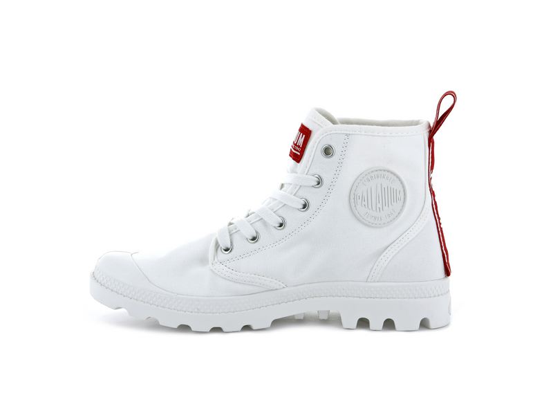 Palladium Pampa Hi Dare Kids' Boots Star White | 205843-JMY