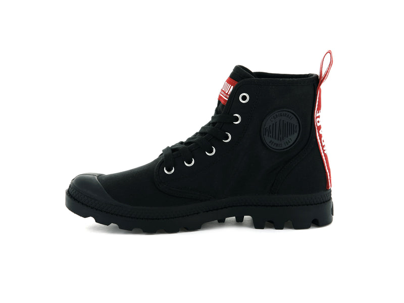 Palladium Pampa Hi Dare Men's Boots Black | 097628-DNC