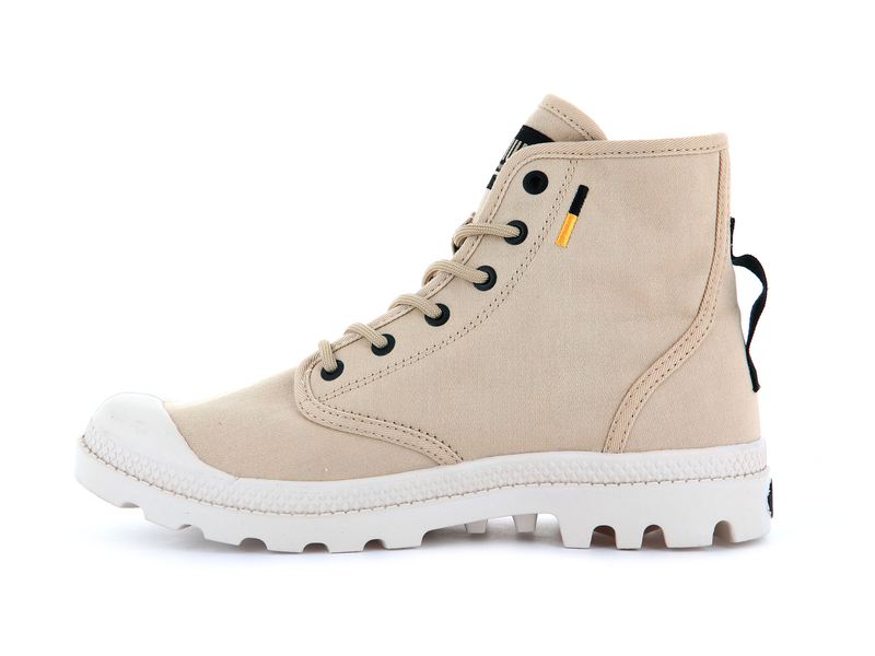 Palladium Pampa Hi Htg Supply Kids' Boots Desert | 749208-TJO