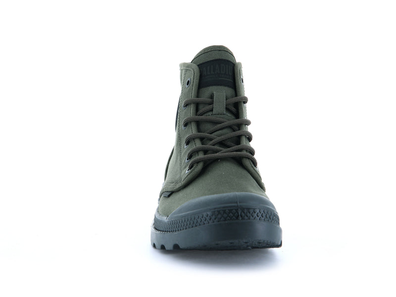 Palladium Pampa Hi Htg Supply Men's Boots Olive Night | 034751-YGA