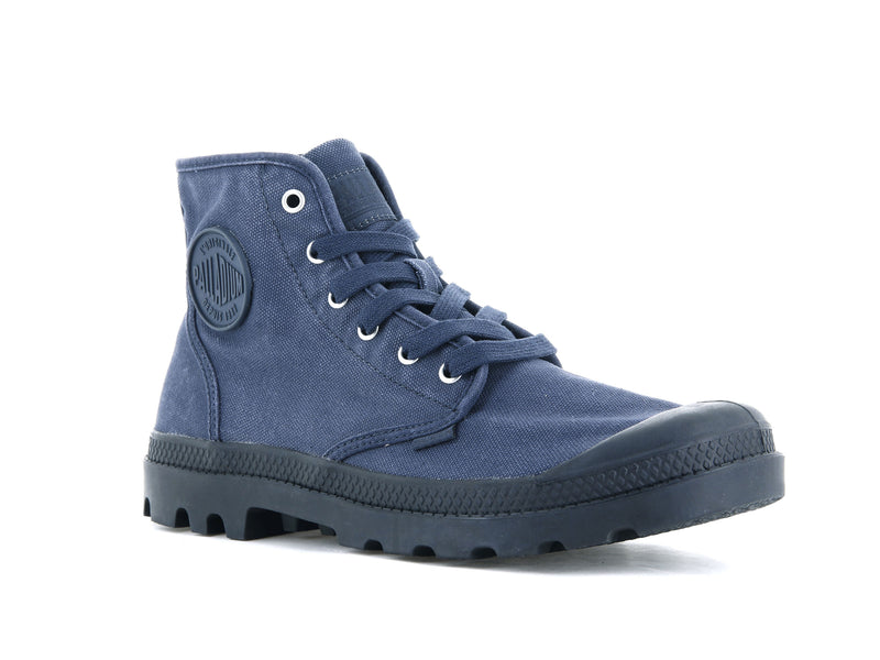 Palladium Pampa Hi Men's Boots Moodindigo/Anthrcite | 563827-CYG