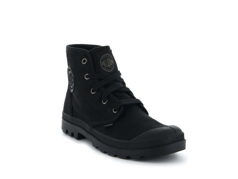 Palladium Pampa Hi Men's High Tops Black/Black | 291087-OJE