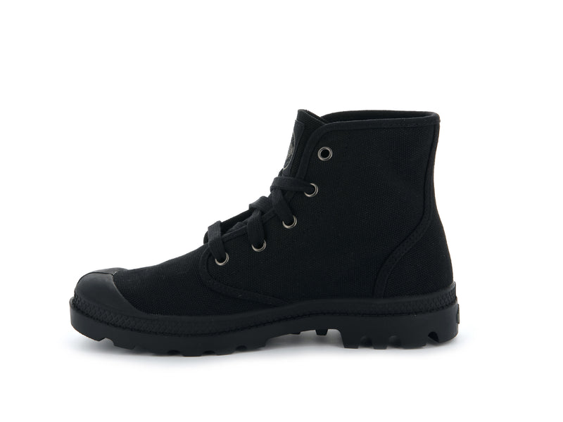 Palladium Pampa Hi Men's High Tops Black/Black | 291087-OJE