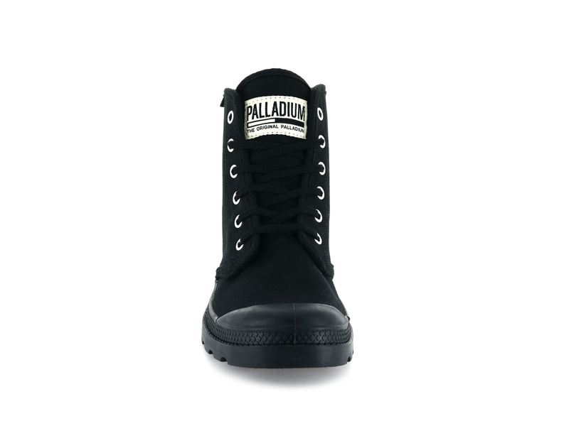 Palladium Pampa Hi Originale Kids' Boots Black/Black | 639502-JPX