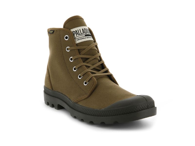 Palladium Pampa Hi Originale Kids' Boots Butternut/Tarmac | 973850-GBE