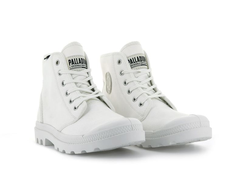 Palladium Pampa Hi Originale Men's Boots Star White | 423856-KDX