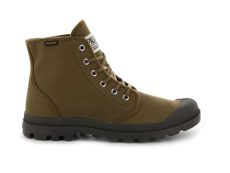 Palladium Pampa Hi Originale Men\'s Boots Butternut/Tarmac | 761543-CYH