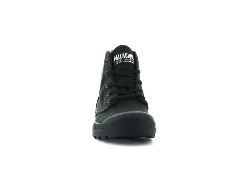 Palladium Pampa Hi Twill Women's High Tops Black/Black | 245361-OCU