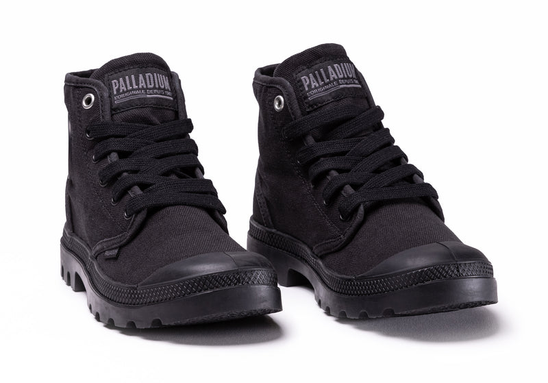 Palladium Pampa Hi V Kids' Boots Black | 623840-FBK