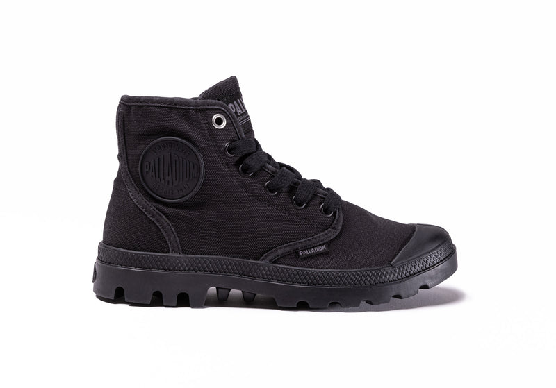 Palladium Pampa Hi V Kids\' Boots Black | 623840-FBK