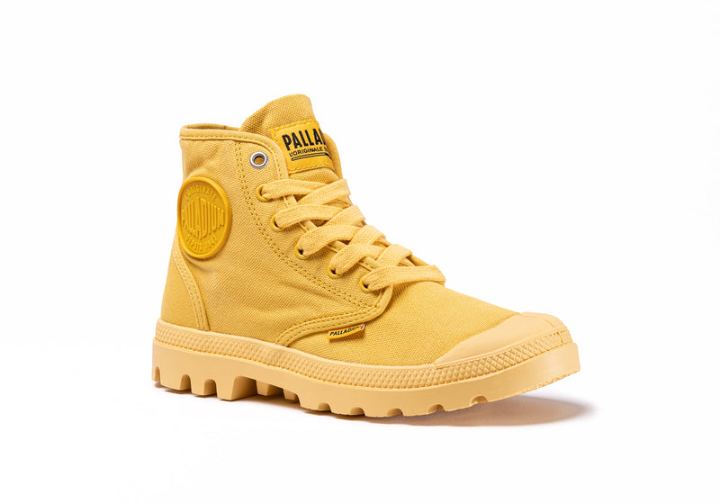 Palladium Pampa Hi V Kids' Boots Marigold | 143725-UJG