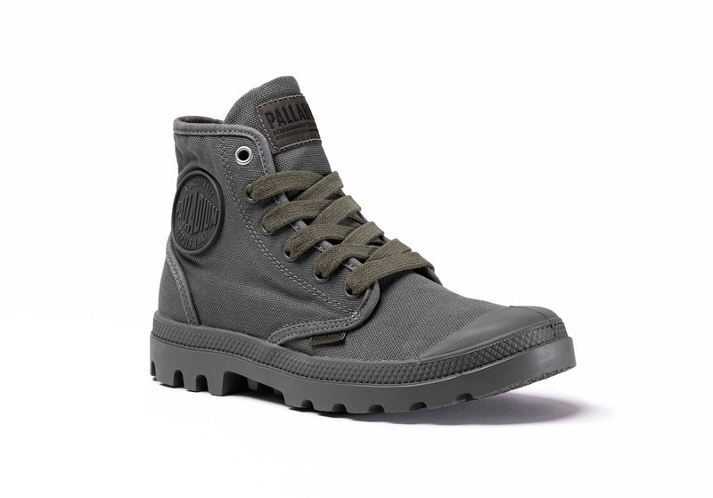 Palladium Pampa Hi V Kids' Boots Olive Night | 630824-MLW