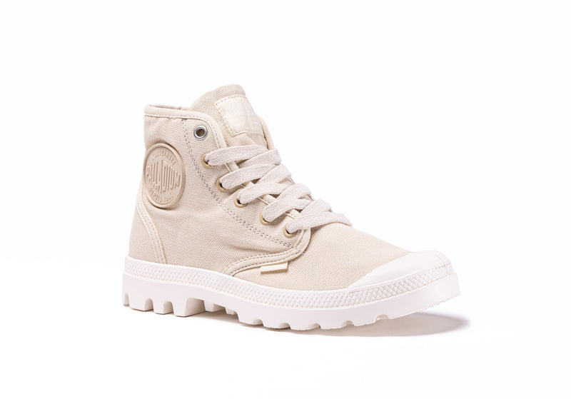 Palladium Pampa Hi V Kids' Boots Sahara | 784359-YCX