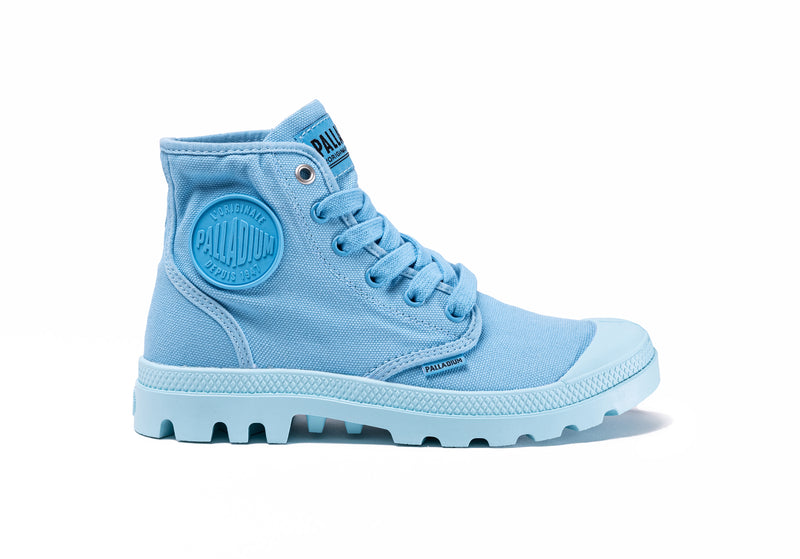 Palladium Pampa Hi V Kids\' Boots Scuba Blue | 604793-BTI