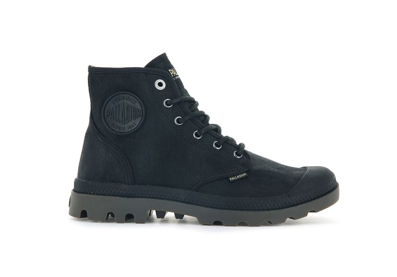 Palladium Pampa Hi Wax Men\'s High Tops Black | 724803-HFQ