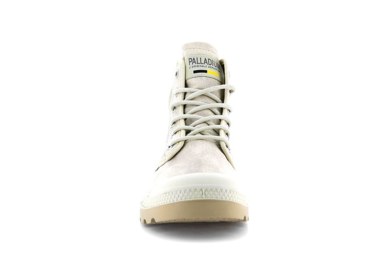 Palladium Pampa Hi Wax Women's High Tops Sahara | 321860-QXB