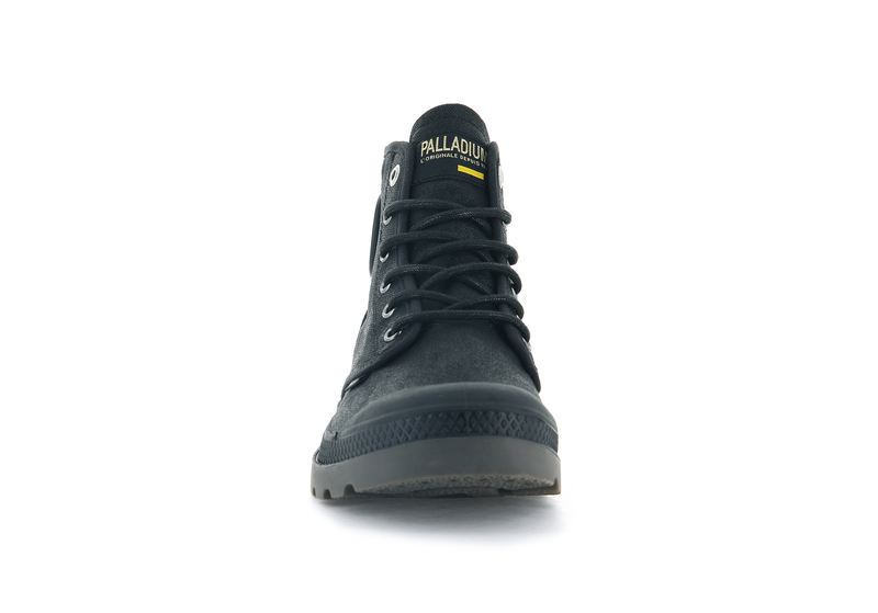 Palladium Pampa Hi Wax Women's High Tops Black | 843752-LQA