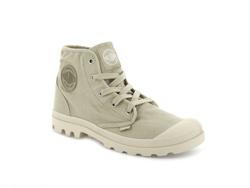 Palladium Pampa Hi Women's Boots Sahara/Ecru | 320496-AJS