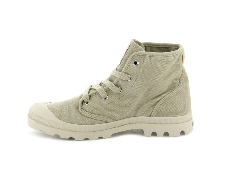 Palladium Pampa Hi Women's Boots Sahara/Ecru | 320496-AJS