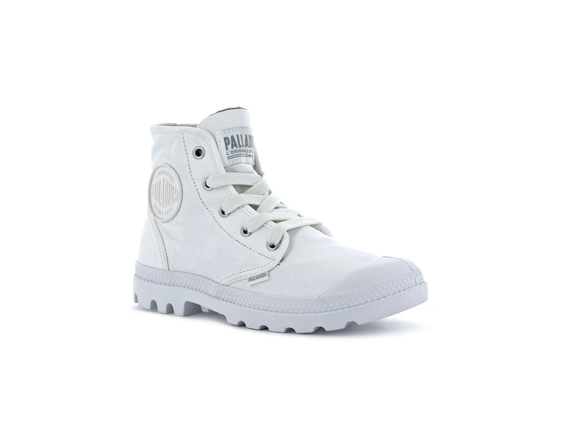 Palladium Pampa Hi Women's Boots Star White | 130925-ENQ