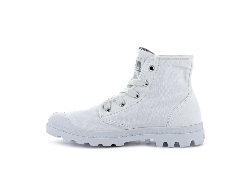 Palladium Pampa Hi Women's Boots Star White | 130925-ENQ