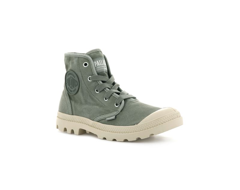 Palladium Pampa Hi Women's Boots Vetiver | 470921-SEP