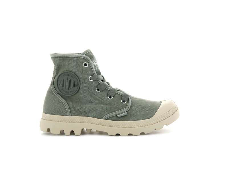 Palladium Pampa Hi Women\'s Boots Vetiver | 470921-SEP