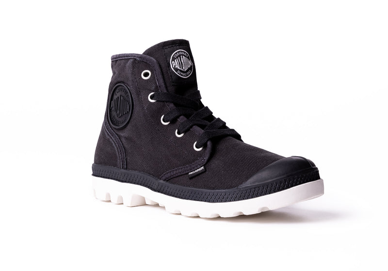 Palladium Pampa Hi Women's High Tops Black/Marshmallow | 621508-YNH