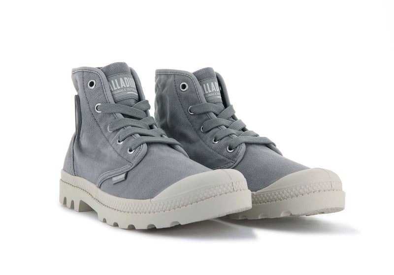 Palladium Pampa Hi Women's High Tops Gray Flannel | 729384-EWQ