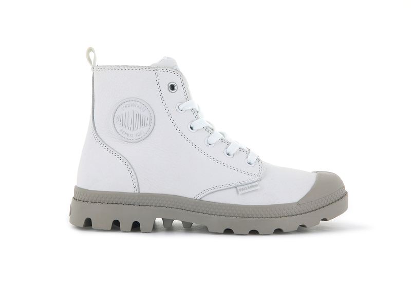 Palladium Pampa Hi Zip Sl Women\'s Boots Star White | 846703-GQF