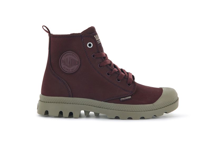 Palladium Pampa Hi Zip Sl Women\'s Boots Decadent Chocolate | 850293-GKB