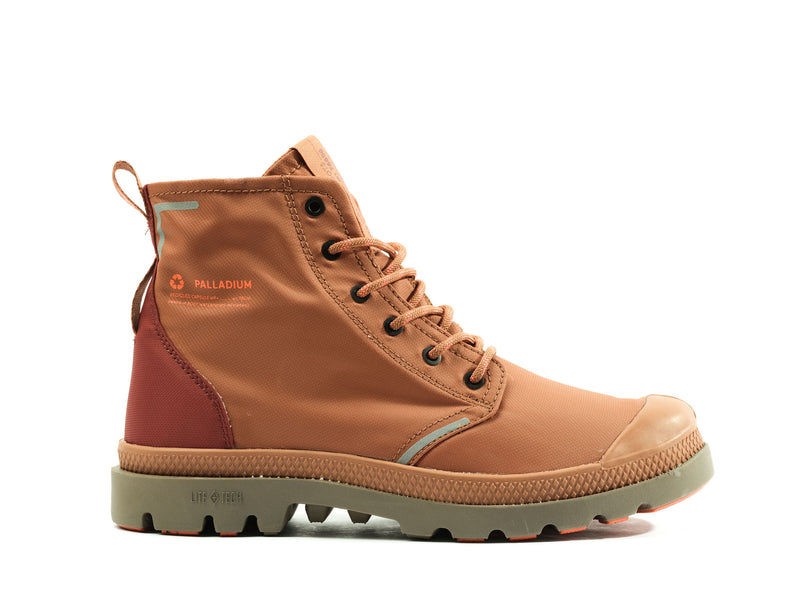 Palladium Pampa Lite+ Recycle Wp+ Kids\' Boots Peruarch/Wax Red | 042176-EHG