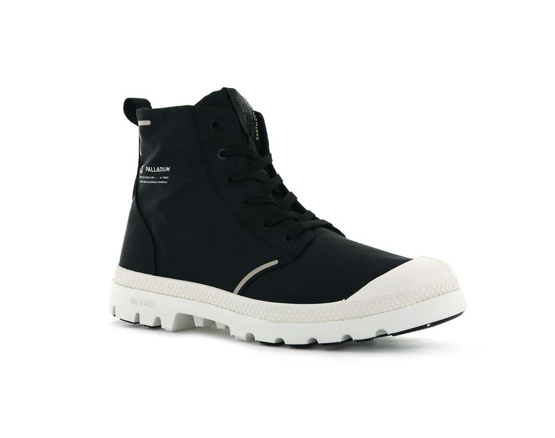 Palladium Pampa Lite+ Recycle Wp+ Kids' Boots Black | 468905-OAP