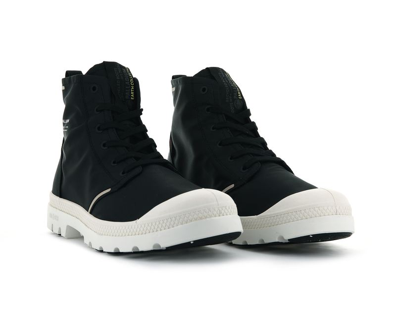 Palladium Pampa Lite+ Recycle Wp+ Kids' Boots Black | 468905-OAP