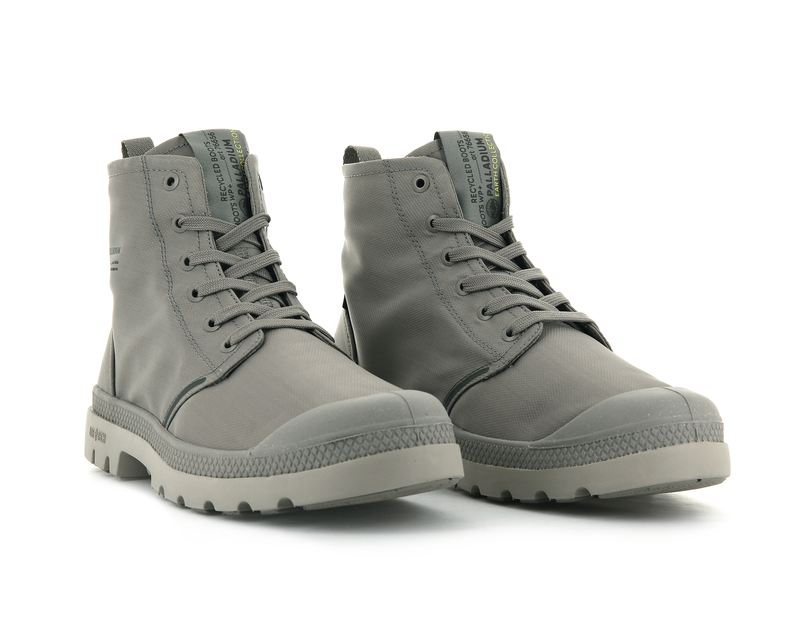 Palladium Pampa Lite+ Recycle Wp+ Kids' Boots Moon Rock | 613802-BLQ