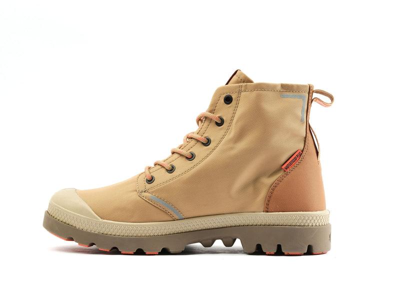 Palladium Pampa Lite+ Recycle Wp+ Kids' Boots Caramel/Cinammon | 637894-DGT