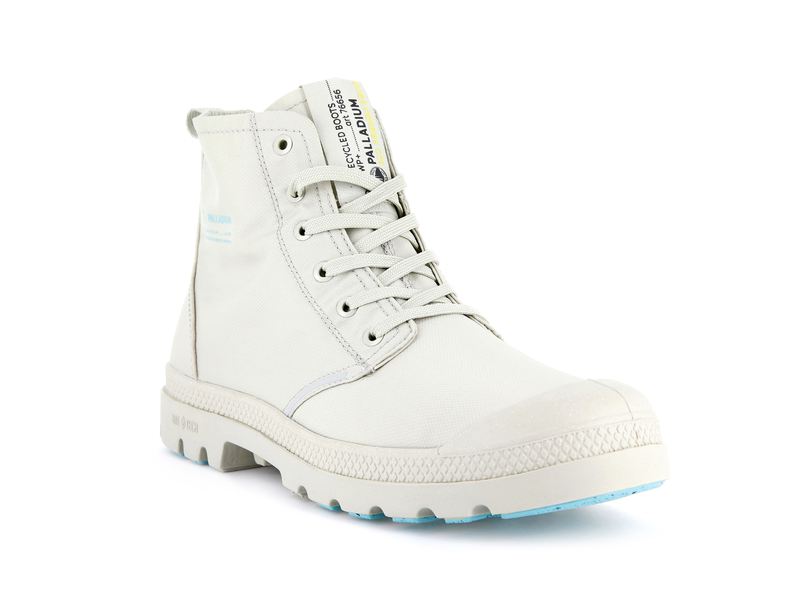 Palladium Pampa Lite+ Recycle Wp+ Kids' Boots Pelican Beige | 756341-OKH