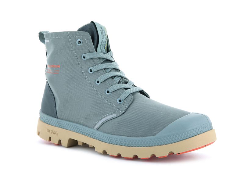 Palladium Pampa Lite+ Recycle Wp+ Kids' Boots Slate Gray/Sedona Sg | 916450-GWL