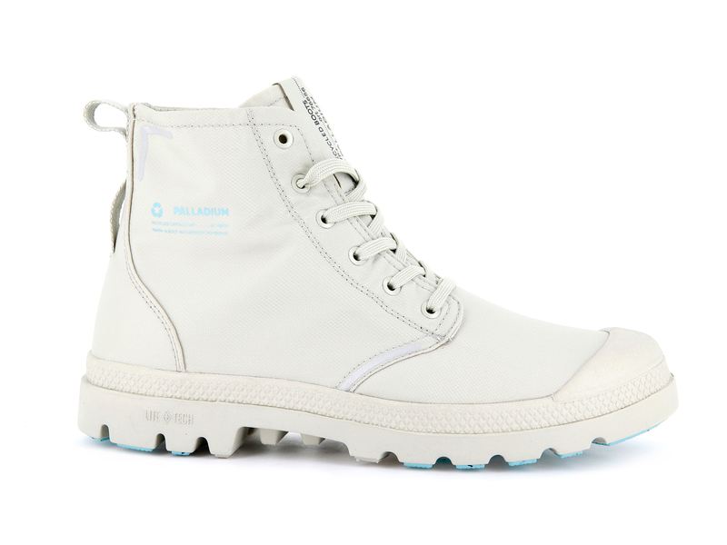 Palladium Pampa Lite+ Recycle Wp+ Men\'s High Tops Pelican Beige | 051743-XDI