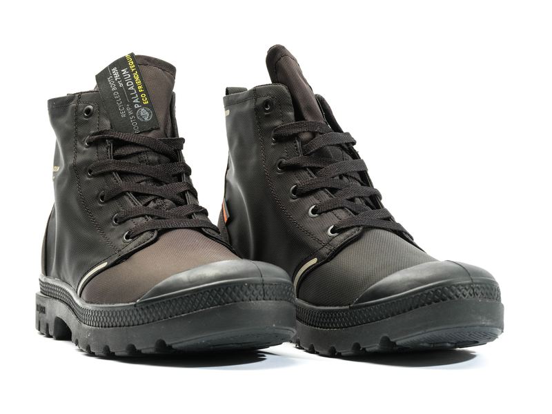 Palladium Pampa Lite+ Recycle Wp+ Men's Boots Black/Black | 467093-HAN