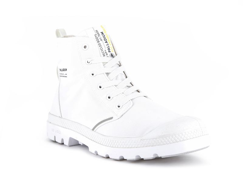 Palladium Pampa Lite+ Recycle Wp+ Men's Boots White | 698435-KWD