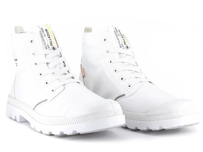 Palladium Pampa Lite+ Recycle Wp+ Men's Boots White | 698435-KWD