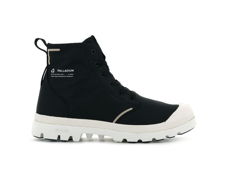 Palladium Pampa Lite+ Recycle Wp+ Men\'s High Tops Black | 786214-WTO