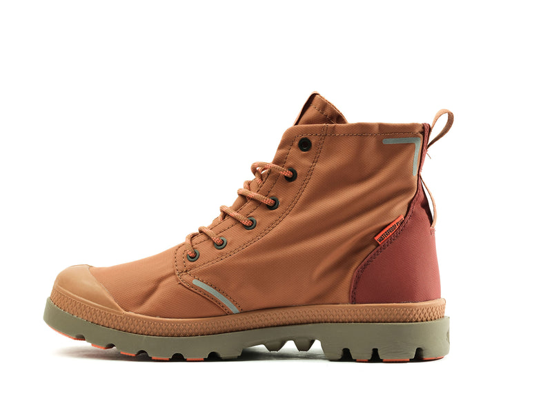 Palladium Pampa Lite+ Recycle Wp+ Women's High Tops Peruarch/Wax Red | 053924-WSL