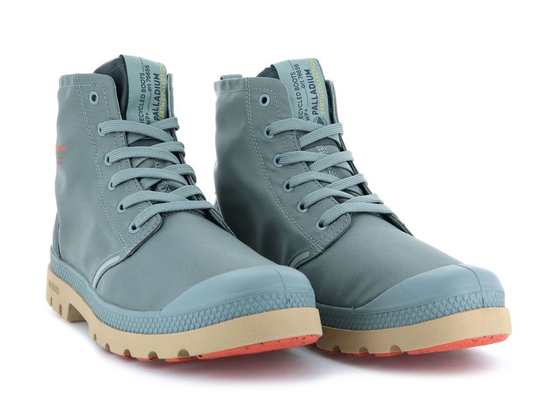 Palladium Pampa Lite+ Recycle Wp+ Women's High Tops Slate Gray/Sedona Sg | 073249-UYE