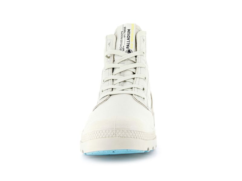 Palladium Pampa Lite+ Recycle Wp+ Women's High Tops Pelican Beige | 749523-OZM