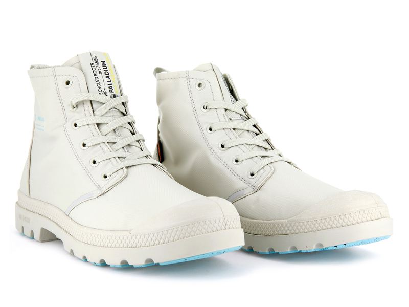 Palladium Pampa Lite+ Recycle Wp+ Women's High Tops Pelican Beige | 749523-OZM