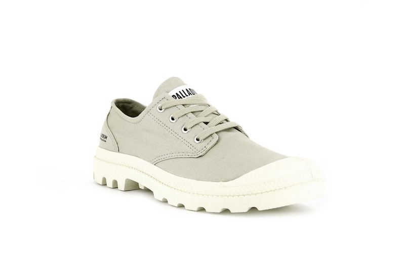 Palladium Pampa Oxford Organic Ii Women's Low Tops Eucalyptus | 196087-ONU