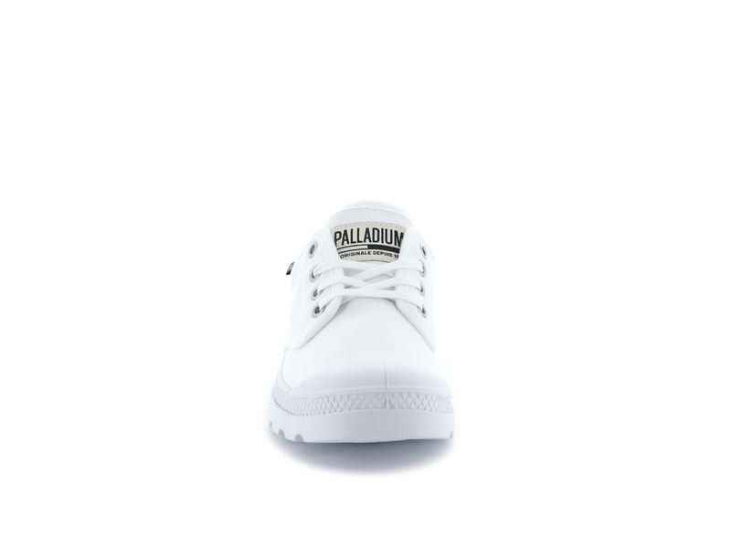 Palladium Pampa Oxford Originale Kids' Low Tops White/White | 328947-CFY